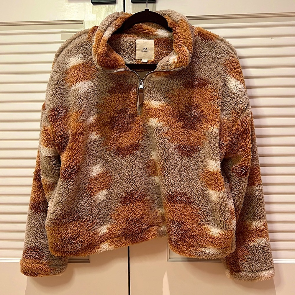 Thread & Supply Super soft fleece 1/4 zip pullover Sz Small